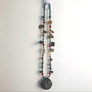 Insanely Cool Funky Boho Statement Charm Necklace
